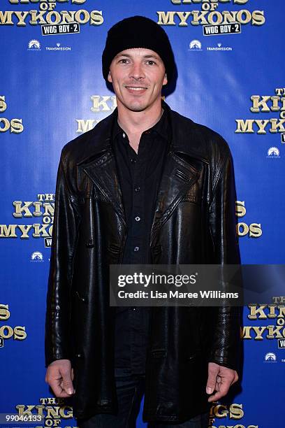 Australian actor Dieter Brummer attends the premiere of "The Kings of Mykonos: Wog Boy 2" at Event Cinemas Bondi Junction on May 12, 2010 in Sydney,...