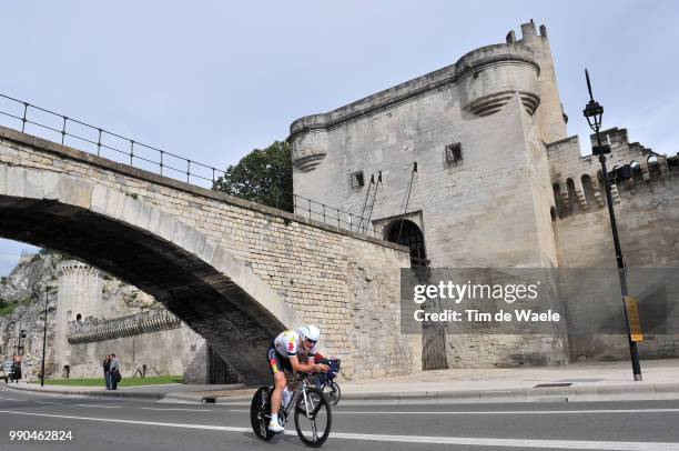 Dauphine Libere, Prologueandr? Greipel , Illustration Illustratie, Avignon Castle Chateau Kasteel, Bridge Pont Brug , Le Pontet - Avignon /Time...