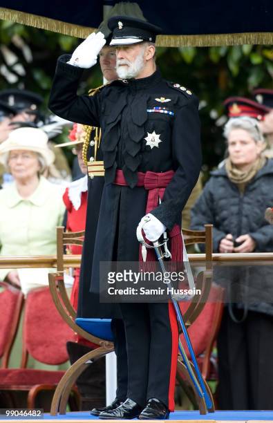 Prince Michael of Kent attend the Queen's review of the Company of Pikemen and Musketeers at HAC Armoury House on May 12, 2010 in London, England.