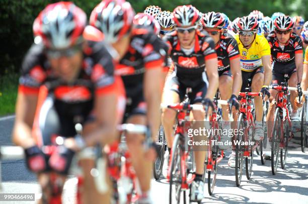 Dauphine Libere, Stage 5Valverde Alejandro Yellow Jersey, Team Caisse D'Epargne, Ville-La-Grand - Morzine Etape Rit, Tim De Waele