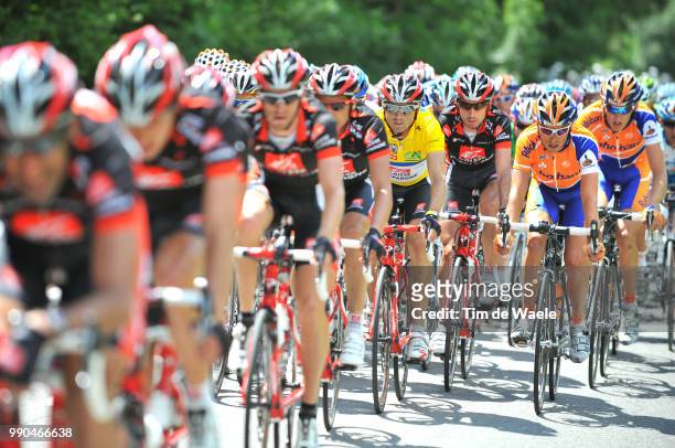 Dauphine Libere, Stage 5Valverde Alejandro Yellow Jersey, Team Caisse D'Epargne, Robert Gesink , Grischa Niermann /Ville-La-Grand - Morzine Etape...