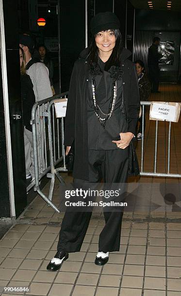 Model Irina Pantaeva attends the premiere of "Solitary Man" at Cinema 2 on May 11, 2010 in New York City.