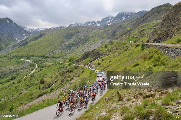 Dauphine Libere, Stage 6Illustration Illustratie, Peleton Peloton, Col De La Croix De Fer, Mountains Montagnes Bergen, Landscape Paysage Landschap...