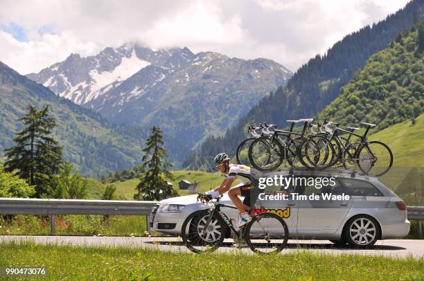 Tour De Suisse, Stage 5 Possoni Morris , Valerio Piva Sportsdirector, Domat/Ems - Caslano /Etape Rit, Tim De Waele