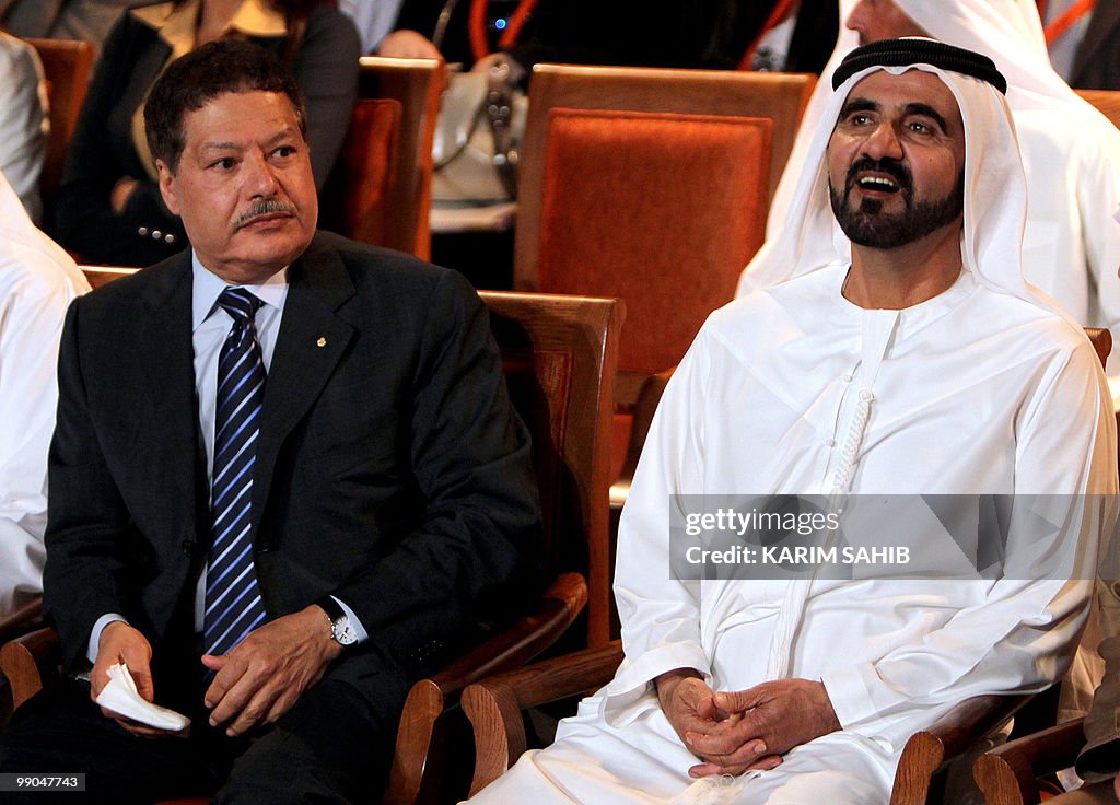 Dubai Rular Dubai ruler Sheikh Mohammed bin Rashed al-Maktoum and Egyptian-born ...