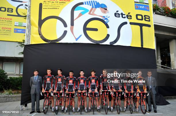 Tour De France, Team Presentationteam Caisse D'Epargne , Alejandro Valverde , David Arroyo , Arnaud Coyot , Vicente Garcia Acosta , Jos? Ivan...