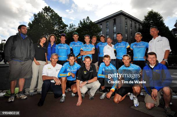 Tour De France, Team Colombia - High Roadmarcus Burghardt , Mark Cavendish , Gerald Ciolek , Bernhard Eisel , Adam Hansen , George Hincapie , Kim...