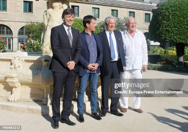 Rector of the Complutense University of Madrid Carlos Andradas, Former French Prime Minister Manuel Valls, Nobel prize winner for literature Mario...