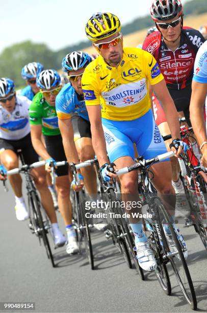 Tour De France, Stage 5Schumacher Stefan Yellow Jersey, Team Gerolsteiner , Cholet - Ch?Teauroux Chateauroux , Ronde Van Frankrijk, Tdf, Etape Rit,...