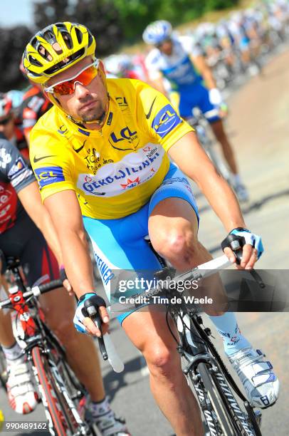 Tour De France, Stage 5Schumacher Stefan Yellow Jersey, Team Gerolsteiner , Cholet - Ch?Teauroux Chateauroux , Ronde Van Frankrijk, Tdf, Etape Rit,...