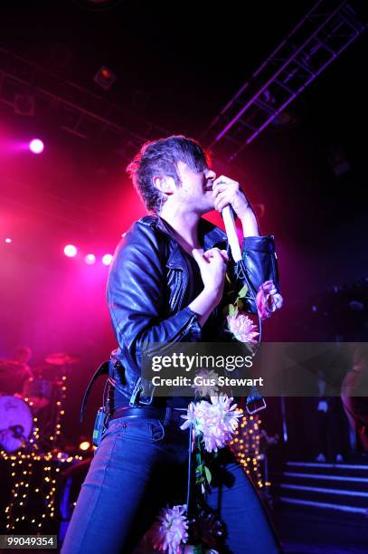 Aled Phillips of Kids in Glass Houses performs on stage at KOKO on May 11, 2010 in London, England.