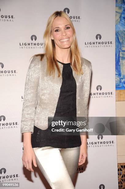 Actress Leslie Bibb attends Lighthouse International's A Posh Affair gala at The Oak Room on May 11, 2010 in New York City.