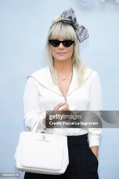 Lily Allen attends the Chanel Haute Couture Fall Winter 2018/2019 show as part of Paris Fashion Week on July 3, 2018 in Paris, France.