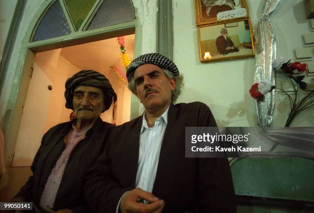 Kasnazani Khelife from Sanandaj participates in a Moloudi ceremony on the Unity Week called by Islamic Republic, celebrating prophet Mohammad's...