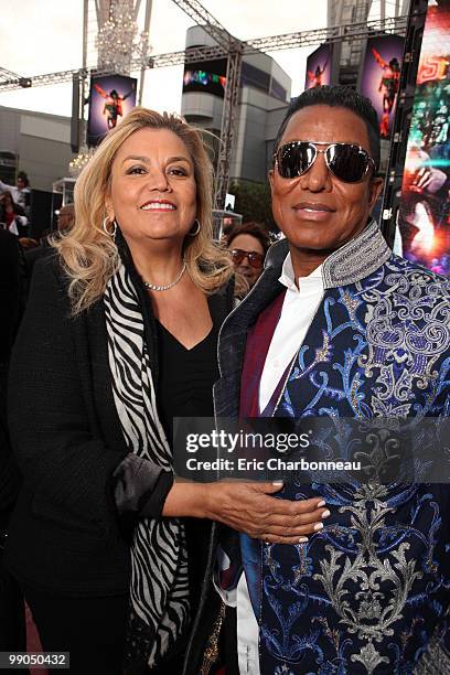 Suzanne De Passe and Jermaine Jackson at Columbia Pictures' Premiere of Michael Jackson's "This Is It" on October 27, 2009 at the Nokia Theatre L.A....