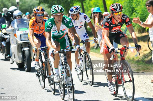 Tour De France, Stage 14Tankink Bram , Gutierrez Jose Ivan , Casar Sandy , Bonnet William /Nimes N?Mes - Digne-Les-Bains , Ronde Van Frankrijk, Tdf,...