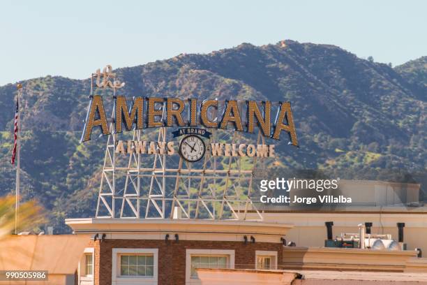 americana at brand - glendale california ストックフォトと画像