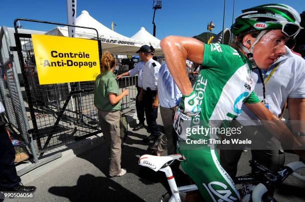 Tour De France, Stage 14Illustration Illustratie, Arrival, Anti Doping Control, Fofonov Dmitriy /Nimes N?Mes - Digne-Les-Bains , Ronde Van Frankrijk,...