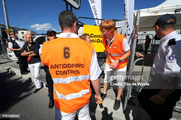 Tour De France, Stage 14Illustration Illustratie, Arrival, Anti Doping Control, Nimes N?Mes - Digne-Les-Bains , Ronde Van Frankrijk, Tdf, Etape Rit,...