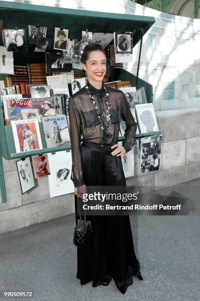 Star Dancer Dorothee Gilbert attends the Chanel Haute Couture Fall Winter 2018/2019 show as part of Paris Fashion Week on July 3, 2018 in Paris,...