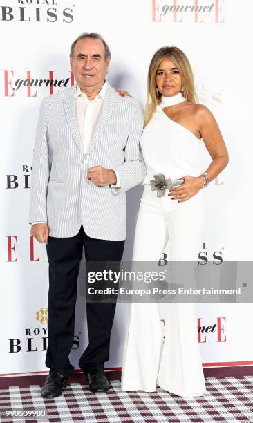 Pedro Trapote, Begona Garcia Vaquero attends ELLE Gourmet Awards' 2018 on July 2, 2018 in Madrid, Spain.