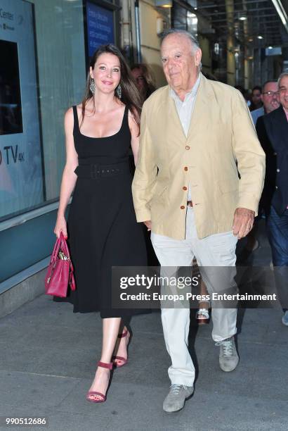 Carlos Falco and Esther Dona attend Luis Miguel's concert on July 2, 2018 in Madrid, Spain.