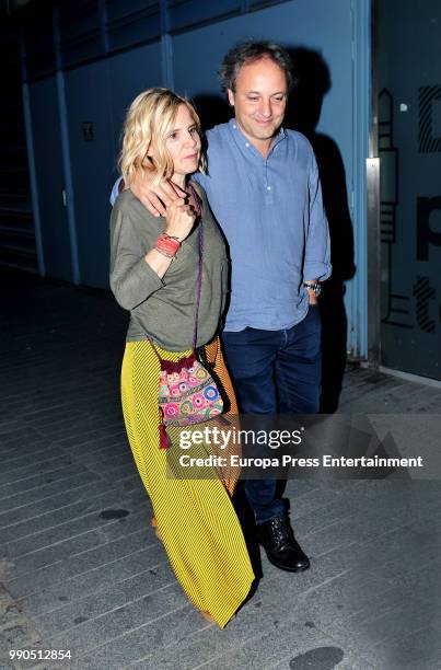 Eugenia Martinez de Irujo and Narcis Rebollo attend Luis Miguel's concert on July 2, 2018 in Madrid, Spain.