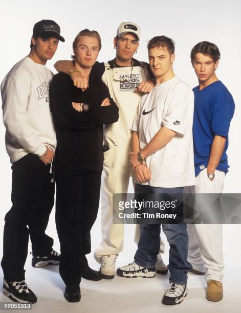 Boyzone , pop group, circa 1996