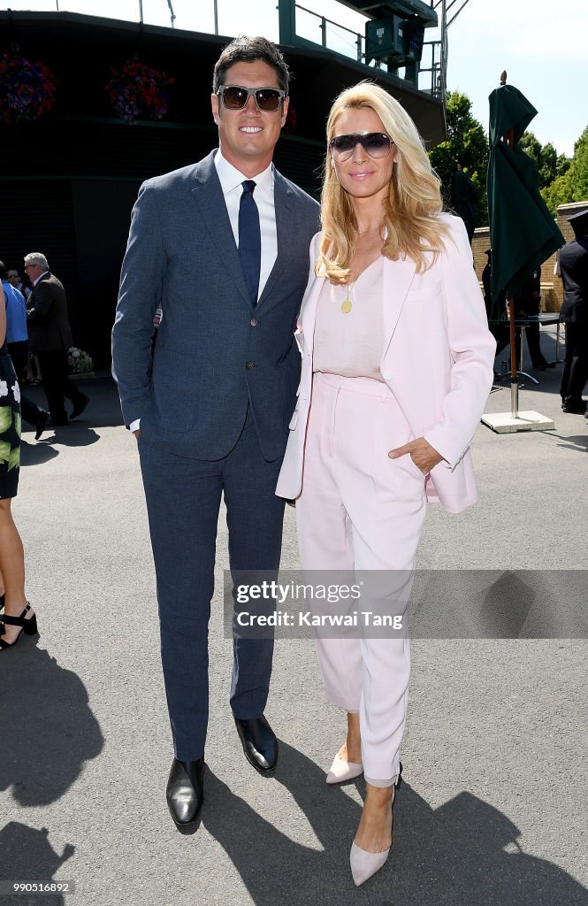 Celebrities Attend Wimbledon