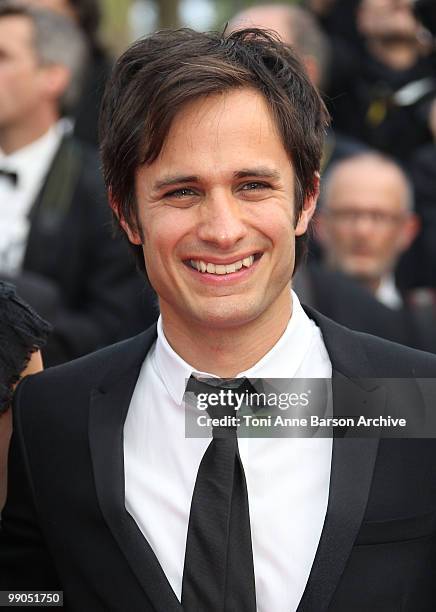 Actor Gael Garcia Bernal attends the Opening Night Premiere of 'Robin Hood' at the Palais des Festivals during the 63rd Annual International Cannes...