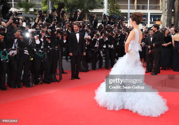 Jury member Kate Beckinsale attends the "Robin Hood" Premiere at the Palais des Festivals during the 63rd Annual Cannes Film Festival on May 12, 2010...