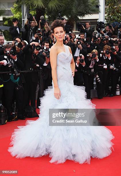 Jury member Kate Beckinsale attends the "Robin Hood" Premiere at the Palais des Festivals during the 63rd Annual Cannes Film Festival on May 12, 2010...