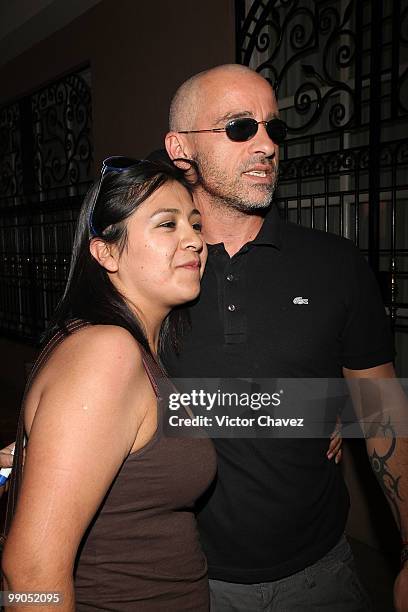 Italian singer Eros Ramazzotti is seen on May 11, 2010 in Mexico City, Mexico.