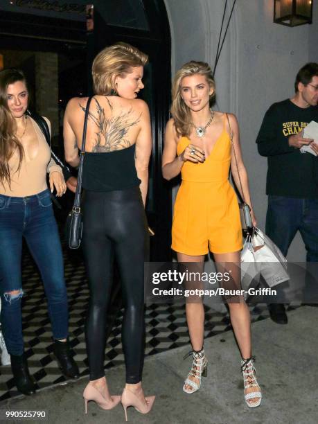 AnnaLynne McCord and Angel McCord are seen on July 02, 2018 in Los Angeles, California.