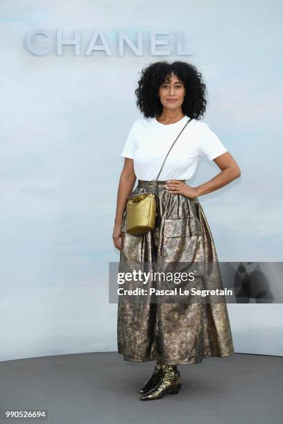 Tracee Ellis Ross attends the Chanel Haute Couture Fall Winter 2018/2019 show as part of Paris Fashion Week on July 3, 2018 in Paris, France.