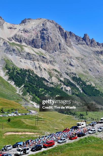 Tour De France, Stage 17Illustration Illustratie, Col Du Galibier, Peleton Peloton, Landscape Paysage Landschap, Mountains Montagnes Bergen, Embrun -...