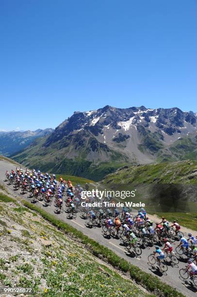 Tour De France, Stage 17Illustration Illustratie, Col Du Galibier, Peleton Peloton, Landscape Paysage Landschap, Mountains Montagnes Bergen, Embrun -...