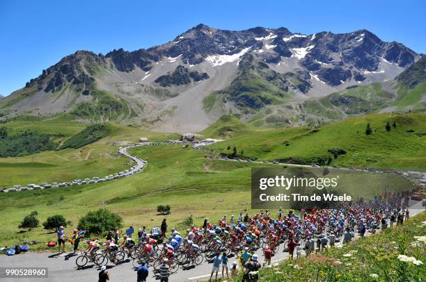 Tour De France, Stage 17Illustration Illustratie, Col Du Galibier, Peleton Peloton, Landscape Paysage Landschap, Mountains Montagnes Bergen, Embrun -...