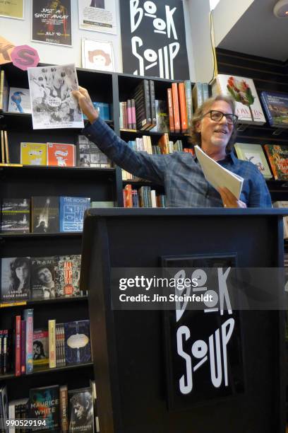 Owen Husney the original manager of Prince speaks about his new memoir at Book Soup in Los Angeles, California on June 29, 2018.