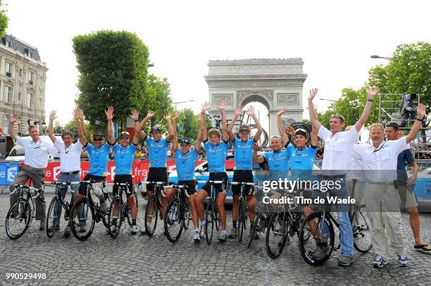 Tour De France, Stage 21Kirchen Kim , Burghardt Marcus , Ciolek Gerald , Eisel Bernhard , Hansen Adam , Hincapie George , L?Vkvist Lovkvist Thomas ,...