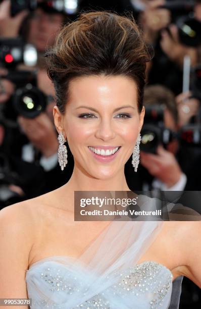 Juror Kate Beckinsale attends the Opening Night Premiere of 'Robin Hood' at the Palais des Festivals during the 63rd Annual International Cannes Film...