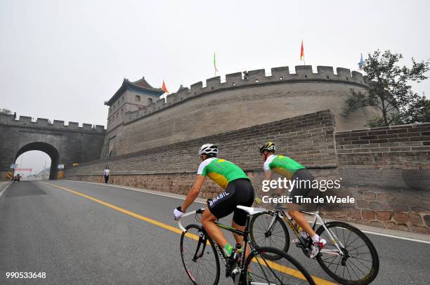 Cycling Road, Training Illustration Illustratie, Team Brasil , Castle Chateau Kasteel, Chinese Wall /Entrainement, Route Weg, Olymische Spelen, Jeux...