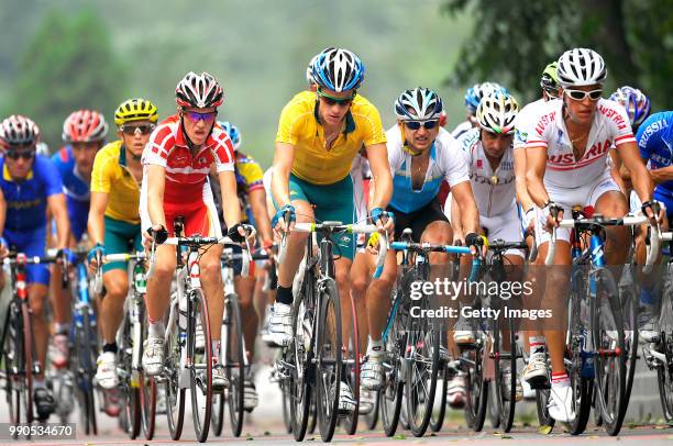 Cycling Men Road Rogers Michael , Sorensen S?Rensen Chris Anker , Rohregger Thomas , Iglinskiy Maxim /Beijing Peking - Juyong Pass , Wielrennen...