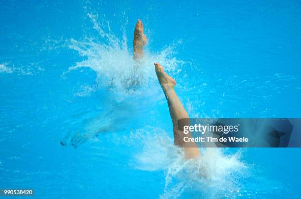 Diving - Womens Synchronised 10M, Final, Femmes, Vrouwen, Natation , Diving Plongeon Duiken, Olymische Spelen, Jeux Olympique /Tim De Waele