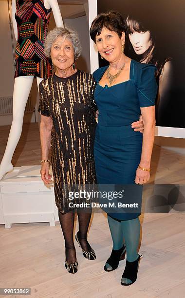 Joan Burstein and Caroline Burstein attend the party to celebrate Browns' 40th Anniversary, at The Regent Penthouses and Lofts on May 12, 2010 in...