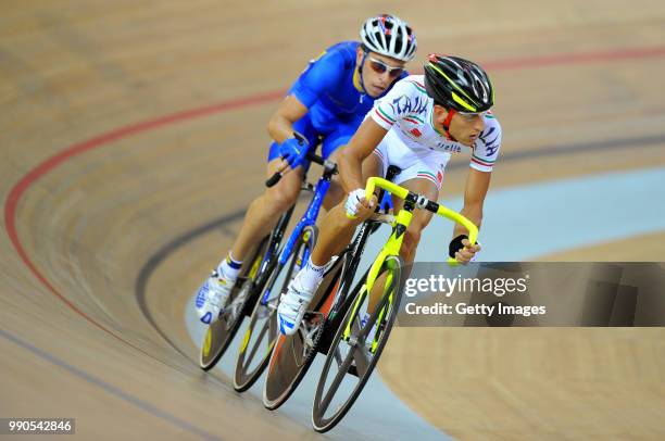 Track Ciccone Angelo /Men Points Race, Track Pist, Laoshan Velodrome, Olymische Spelen, Jeux Olympique /Tim De Waele