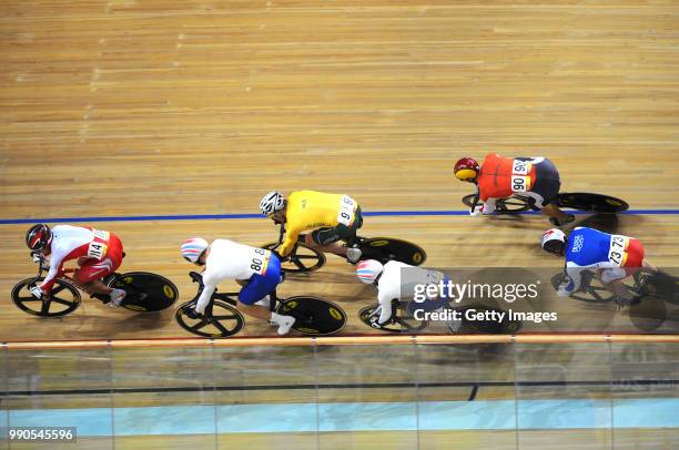 Track Illustration Illustartie, Nagai Kiyofumi , Hoy Chris , Kelly Shane , Bergemann Carsten , Tournant Arnaud , Edgar Ross /Men Keirin, Keirin...