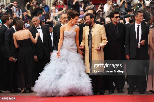 Jury Members Kate Beckinsale and Shekhar Kapur attend the "Robin Hood" Premiere at the Palais des Festivals during the 63rd Annual Cannes Film...