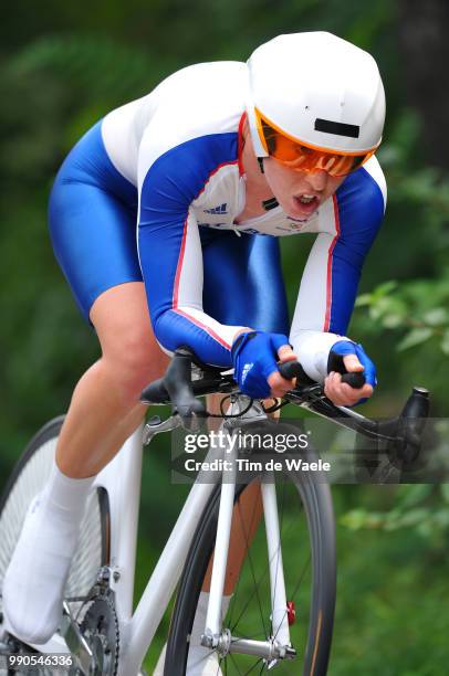Beijing Olympics, Cycling : Time Trial Womencooke Nicole /Juyongguan - Juyongguan , Wielrennen Tijdrit Vrouwen, Cyclisme Contre La Montre Femmes,...