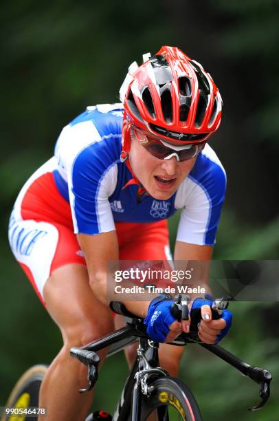 Beijing Olympics, Cycling : Time Trial Womensalvetat Maryline /Juyongguan - Juyongguan , Wielrennen Tijdrit Vrouwen, Cyclisme Contre La Montre...